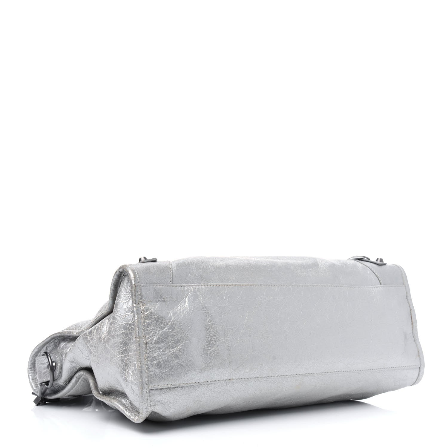 Balenciaga Metallic Agneau Classic Palladium Hardware City Silver 4 of 13
