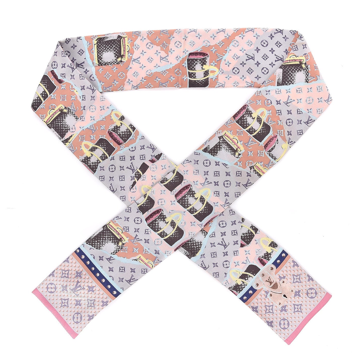 Silk Monogram Wallpaper Bandeau