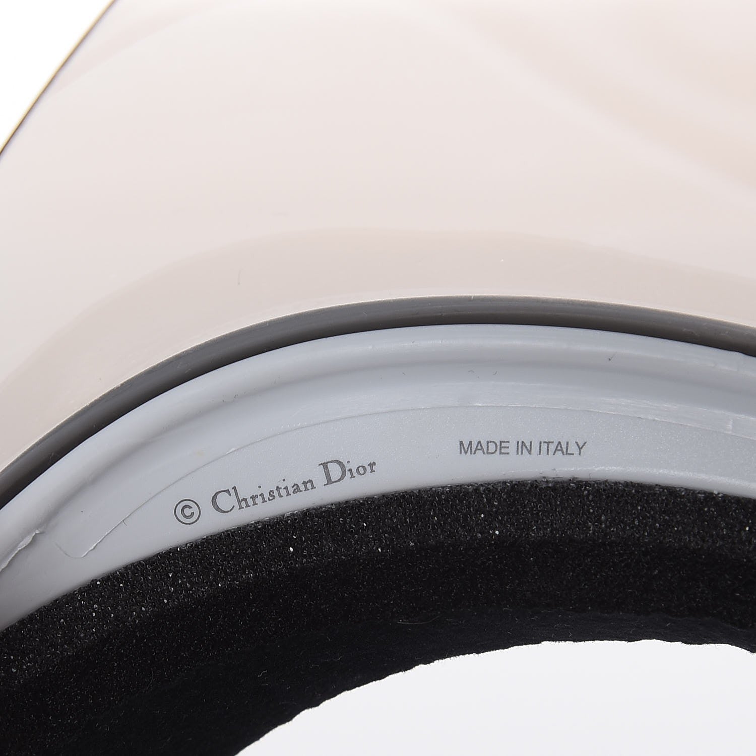 Christian Dior Mirrored DiorClub1 Sun Visor Silver 4 of 9