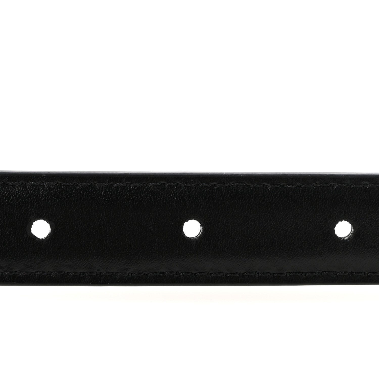 Celine Box Calfskin Small 18mm Triomphe Belt 75 30 Black 4 of 6