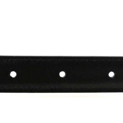 Celine Box Calfskin Small 18mm Triomphe Belt 75 30 Black 4 of 6