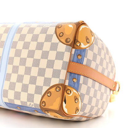 Louis Vuitton Damier Azur Summer Trunks Speedy Bandouliere 30 10 of 13