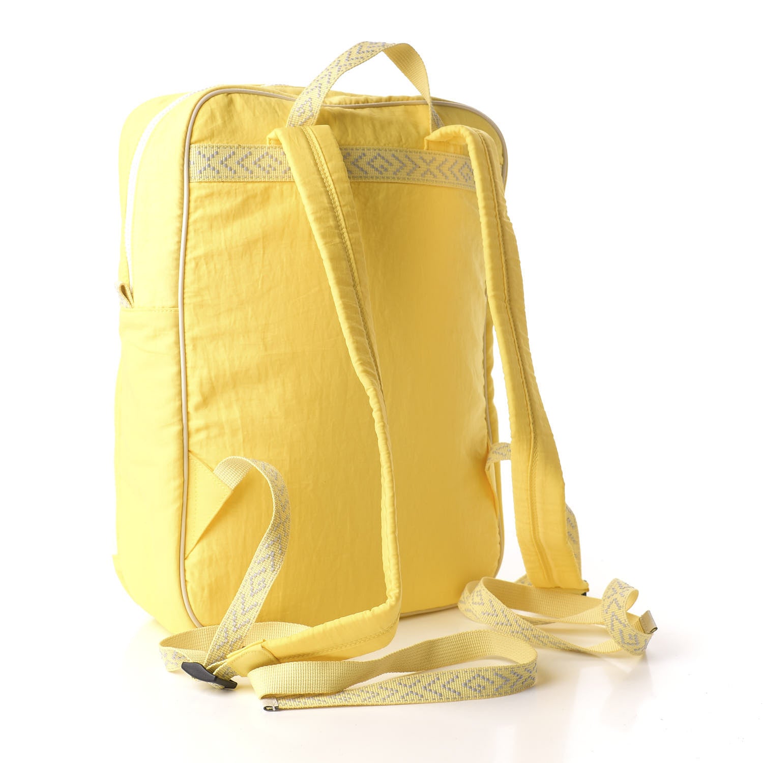 Gucci Nylon Twill Blind For Love Interlocking G Backpack Pastel Yellow Multicolor 2 of 9