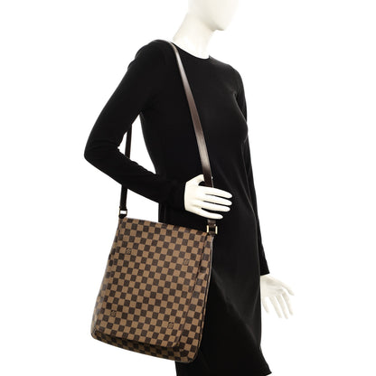 Louis Vuitton Damier Ebene Musette GM 2 of 7