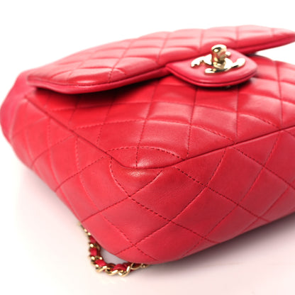Chanel Lambskin Quilted Small Seoul Backpack Dark Pink 7 of 10