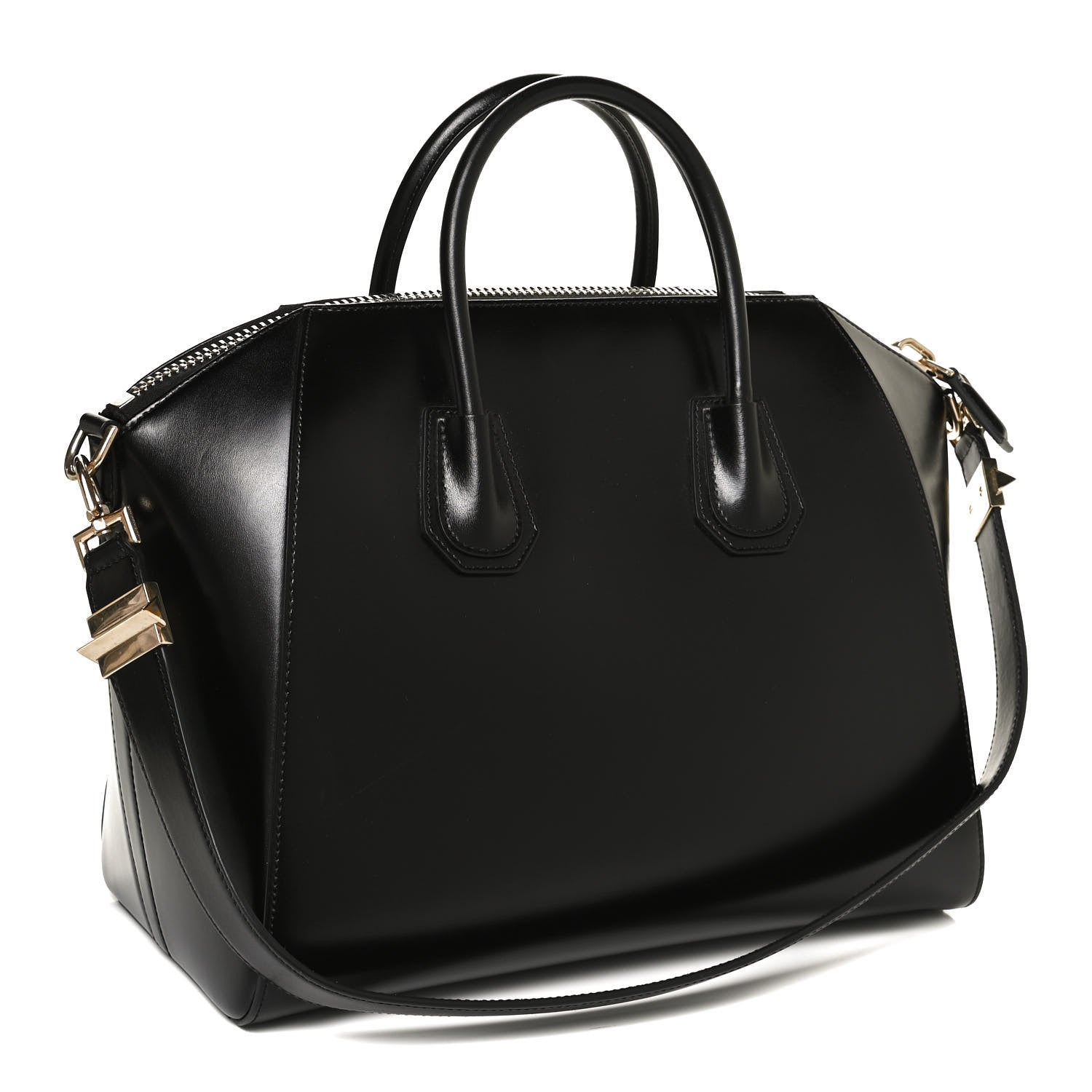 Givenchy Shiny Lord Calfskin Medium Antigona Black 3 of 11