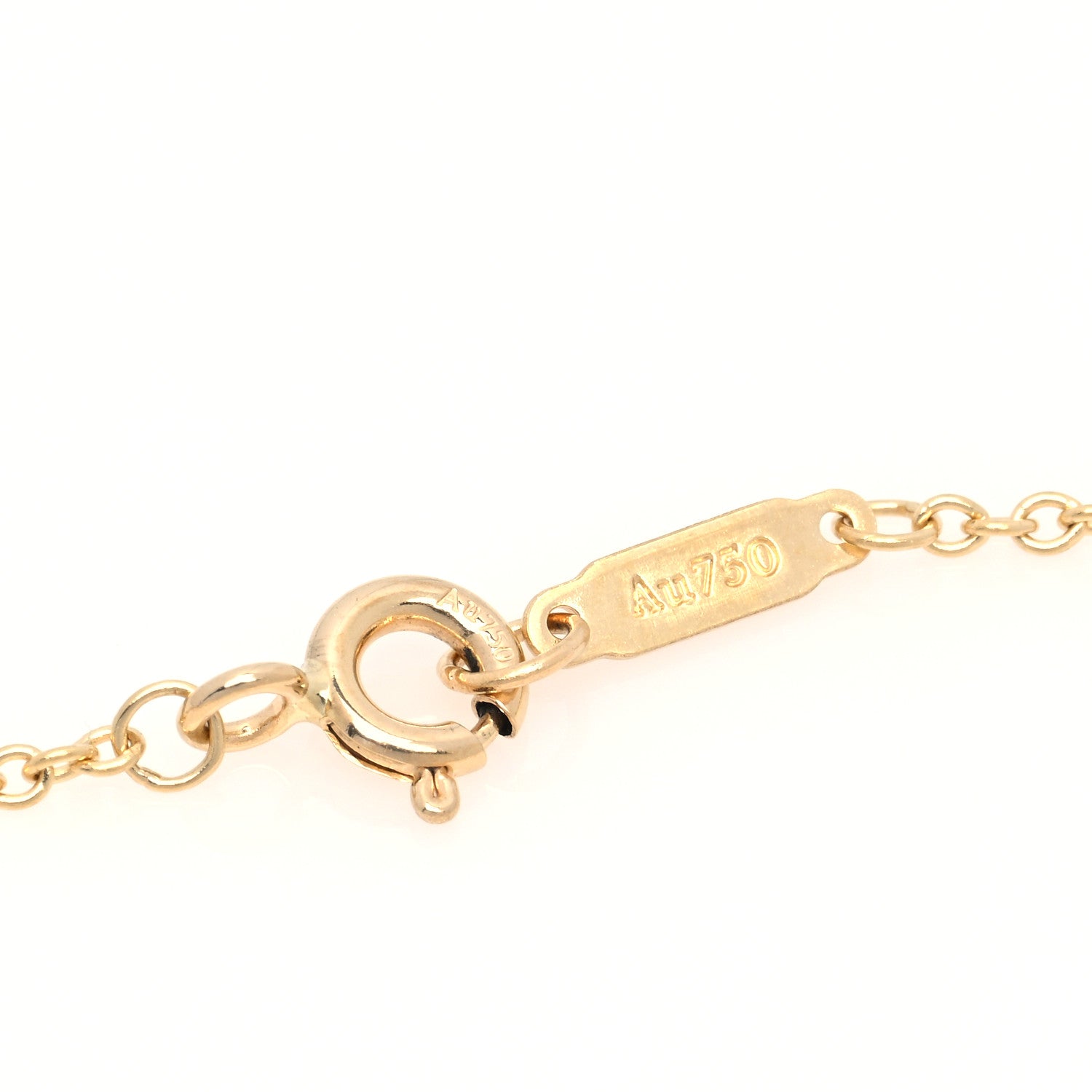 Tiffany 18K Yellow Gold Diamond Atlas Pierced Bracelet 5 of 5
