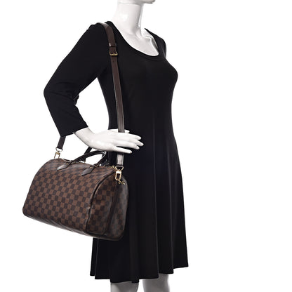 Louis Vuitton Damier Ebene Speedy Bandouliere 30 2 of 11