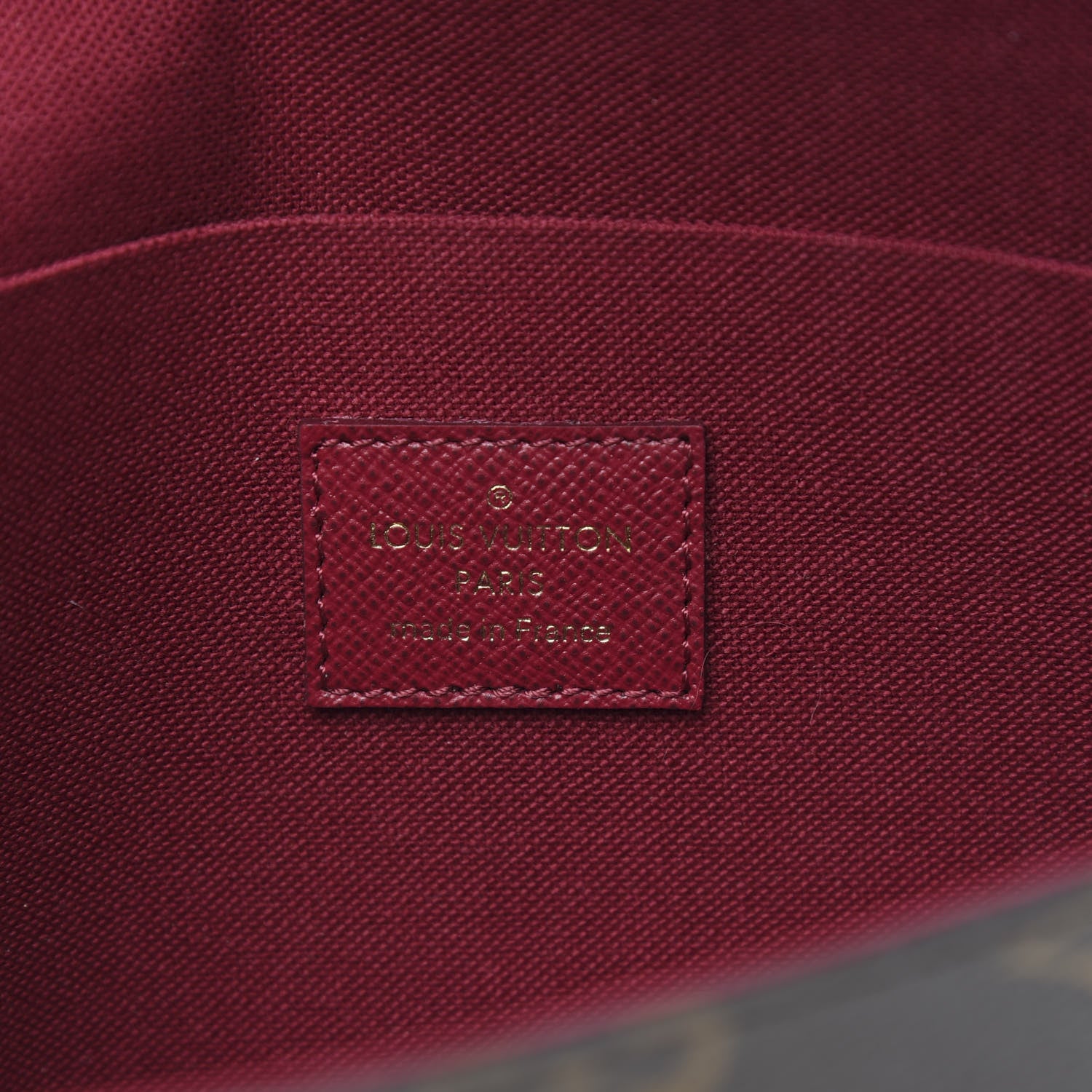 Louis Vuitton Monogram Pochette Felicie Chain Wallet Fuchsia 6 of 10