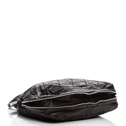 Chanel Calfskin Expandable Stitched Frame Bag Dark Brown 4 of 8