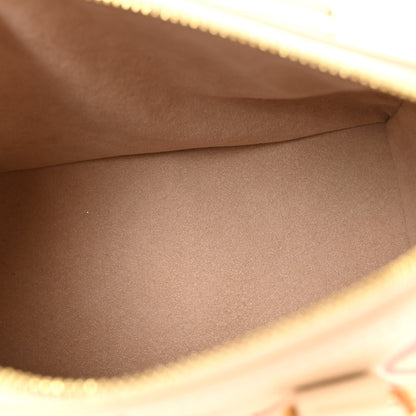 Louis Vuitton Empreinte Monogram Giant Speedy Bandouliere 20 Creme Rose Trianon 5 of 10
