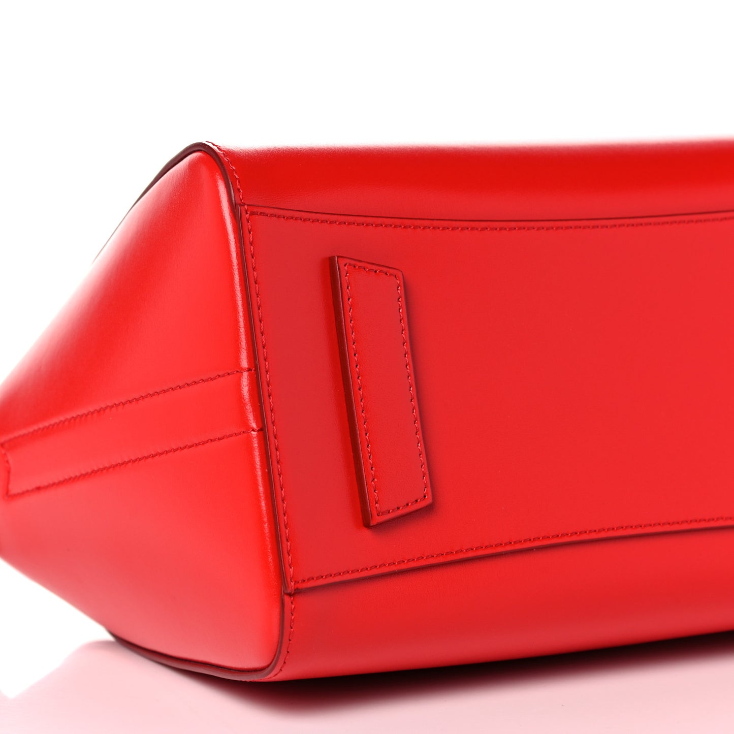 Shiny Lord Calfskin Small Antigona Medium Red