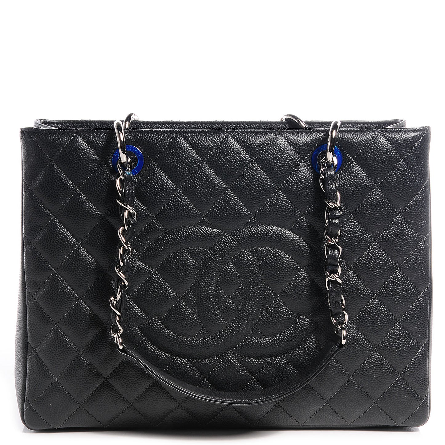 Caviar Grand Shopping Tote GST Dark Grey