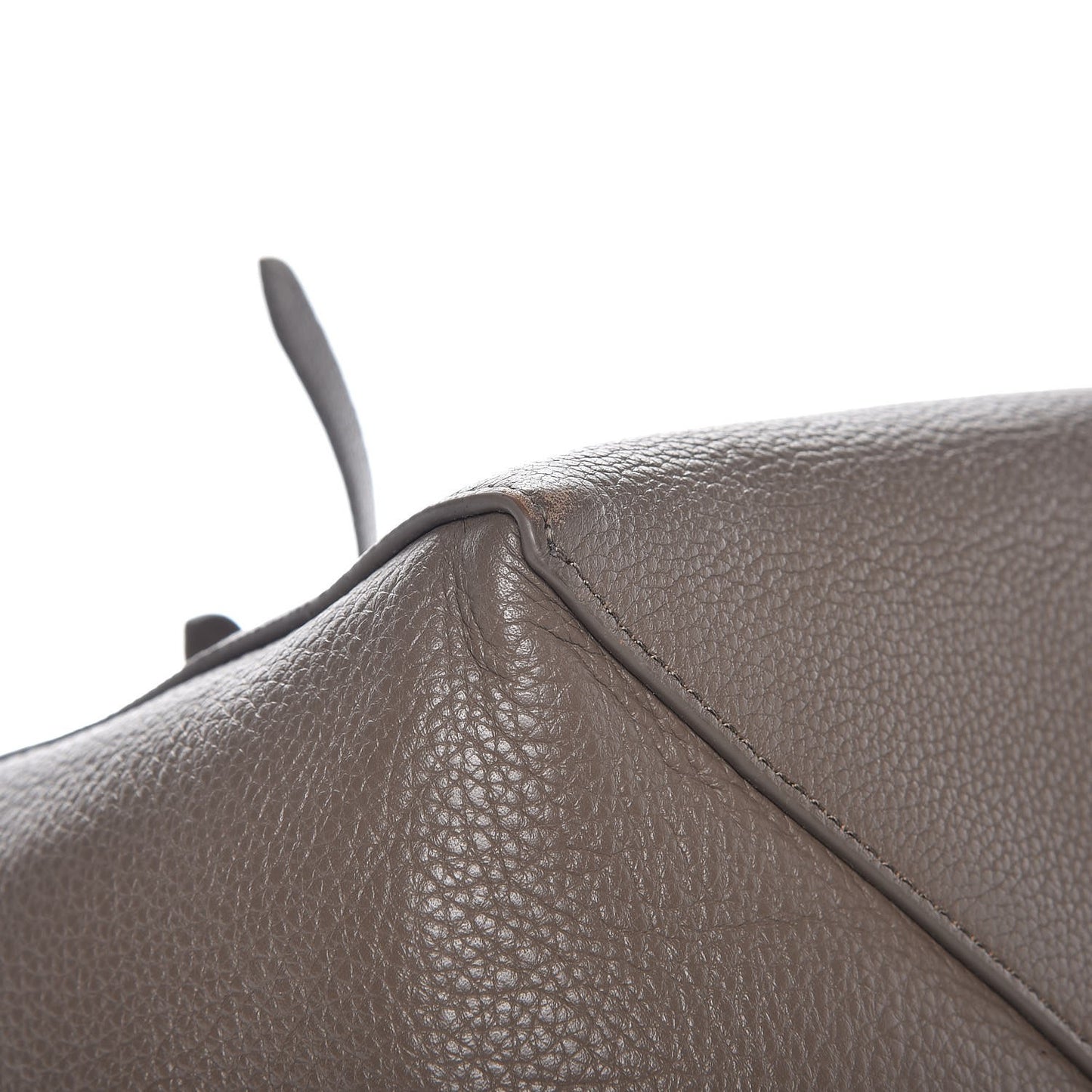 Soft Grained Calfskin Small Belt Cabas Phantom Taupe