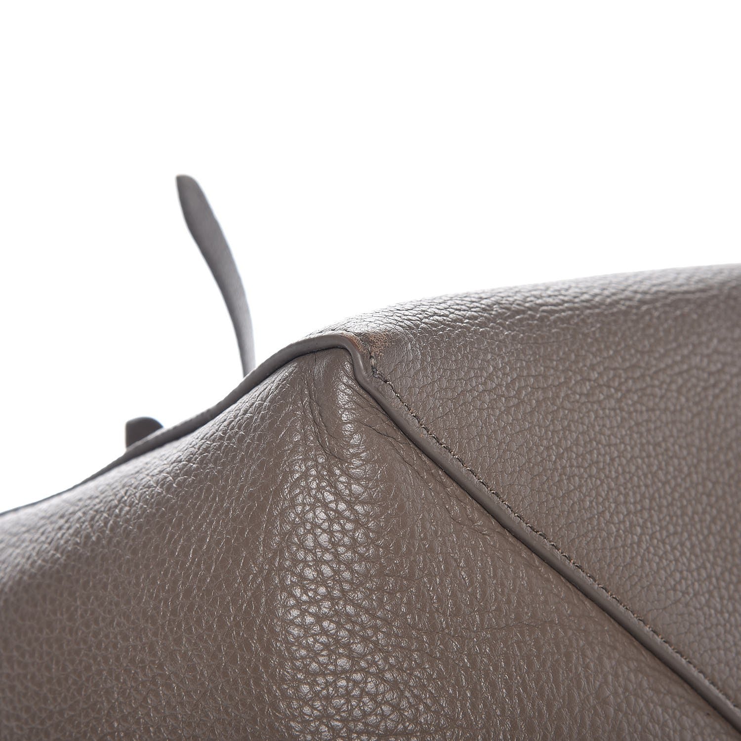 Celine Soft Grained Calfskin Small Belt Cabas Phantom Taupe 9 of 14