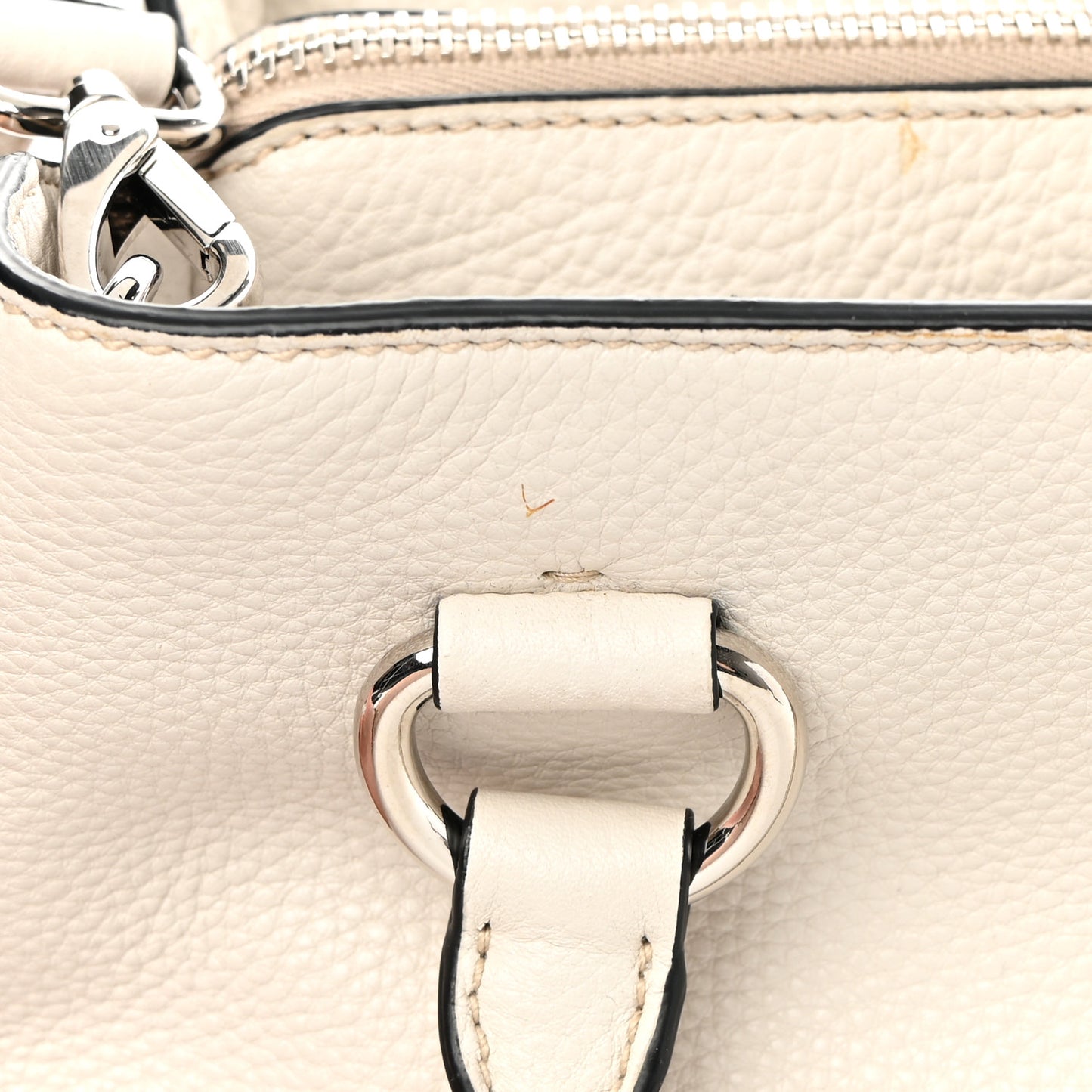 Vitello Daino Shopping Tote Talco