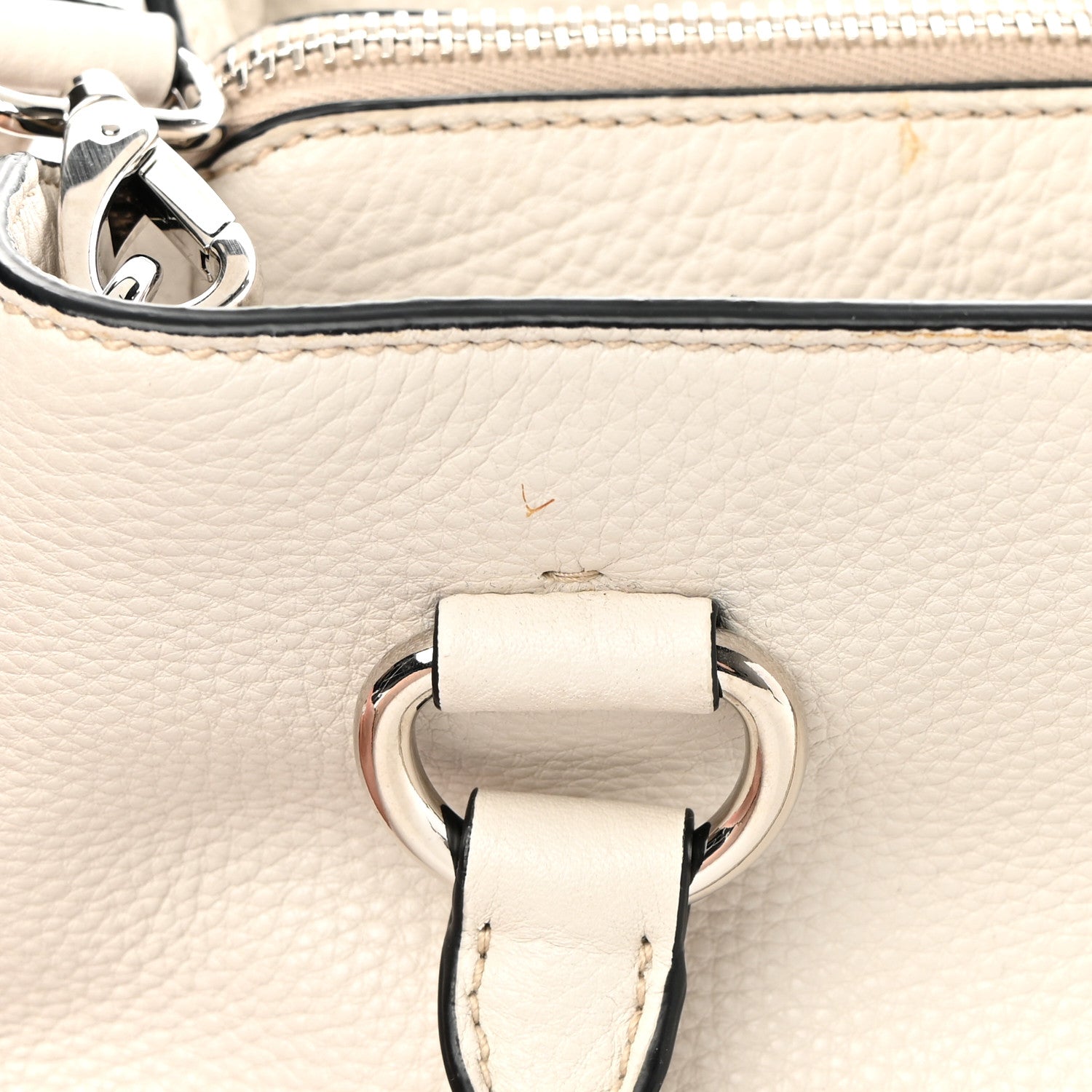 Prada Vitello Daino Shopping Tote Talco 12 of 17