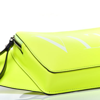 Valentino Garavani Calfskin VLTN Belt Bag Fluo Yellow 6 of 9