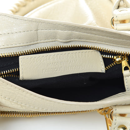 Balenciaga Agneau Giant 12 Gold Hardware Mini City Blanc Creme Light Craie 7 of 12