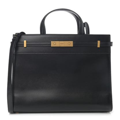 Saint Laurent Calfskin Small Manhattan Shopper Tote Black 1 of 11