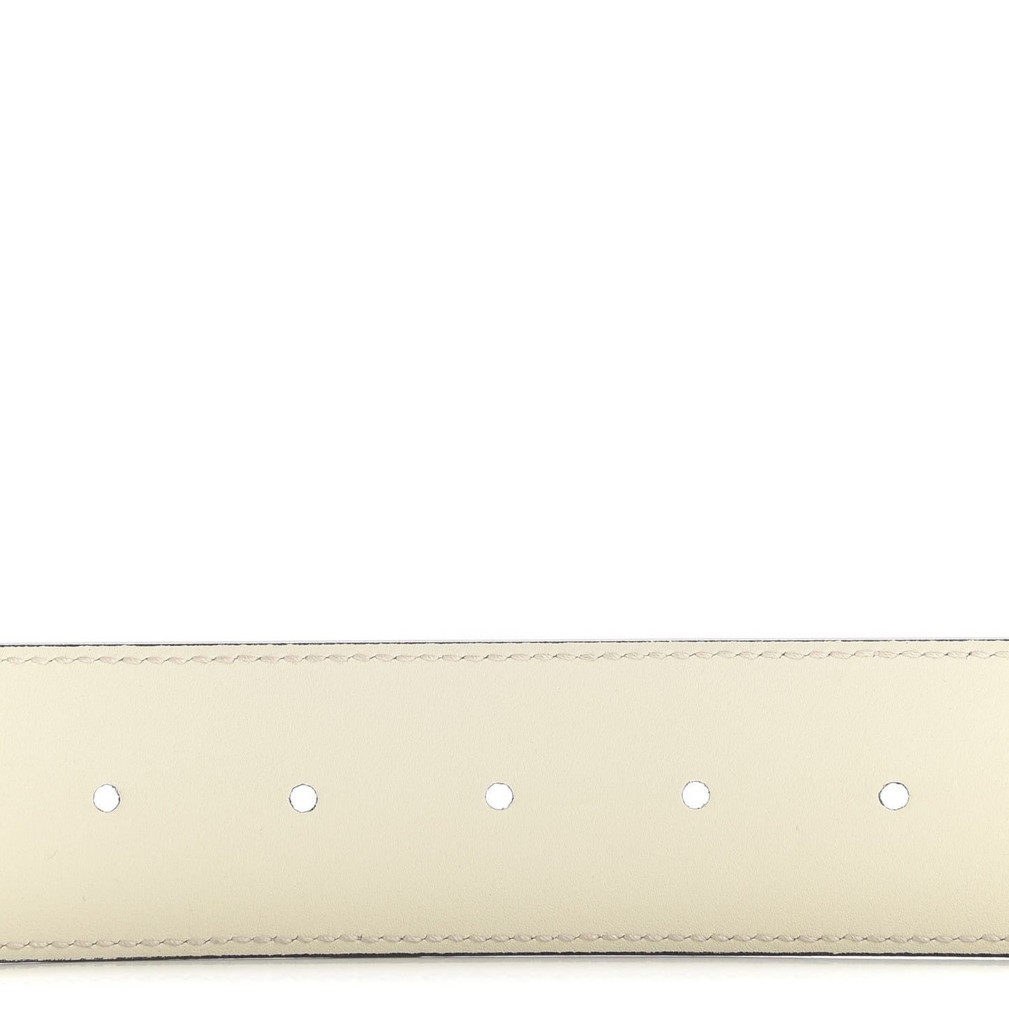 Calfskin Double G 40mm Belt 75 30 Mystic White