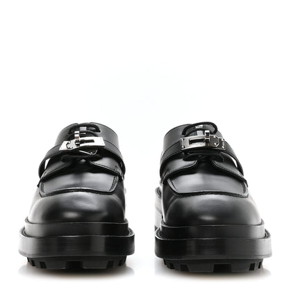 Hermes Glossed Calfskin First Oxford 39 Black 3 of 9