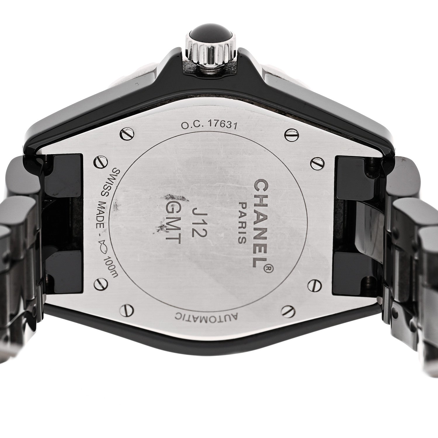 Chanel Stainless Steel Ceramic 41mm J12 GMT Automatic Watch Black 3 of 4