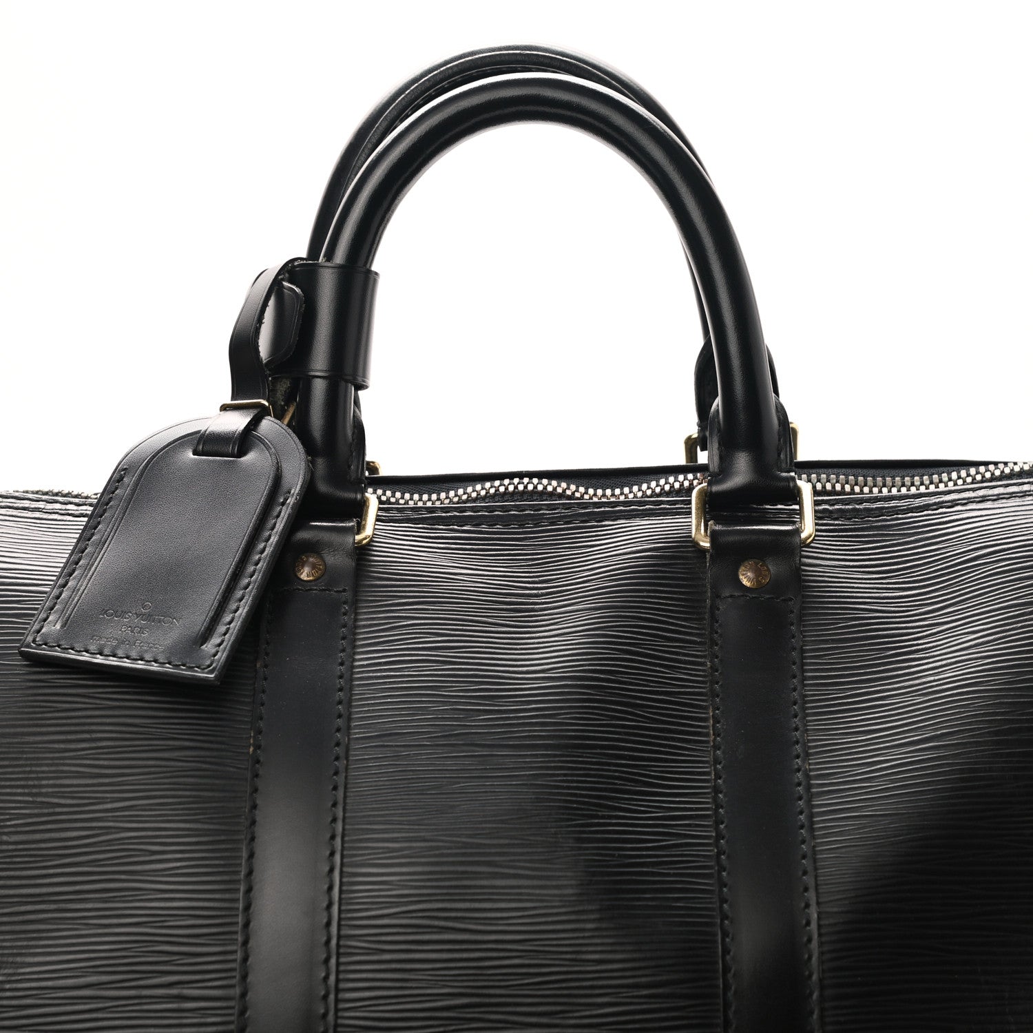 Louis Vuitton Epi Keepall 45 Black 7 of 13
