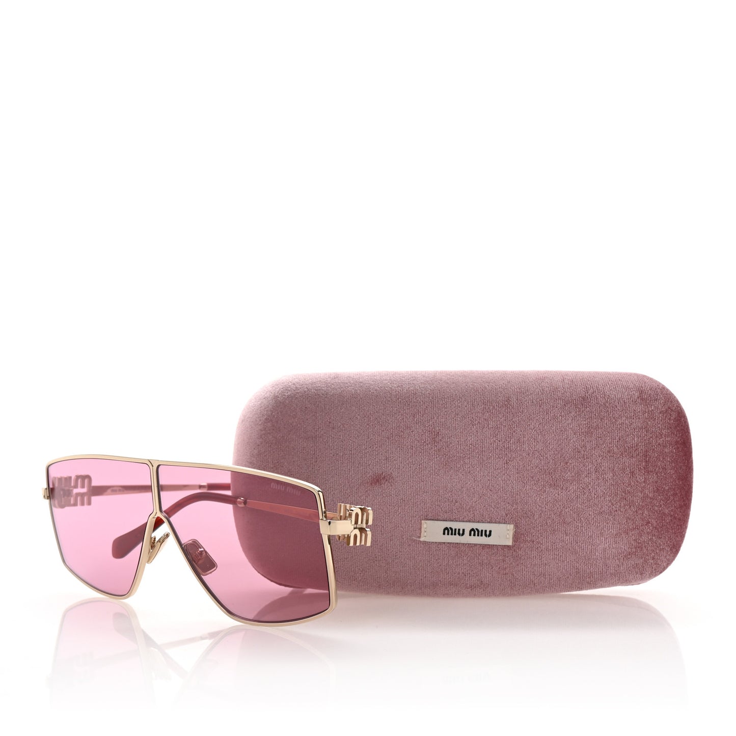 Metal Sunglasses SMU51Z Gold Amaranto