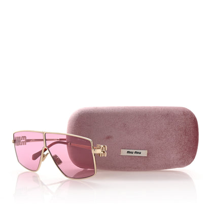 Miu Miu Metal Sunglasses SMU51Z Gold Amaranto 7 of 7