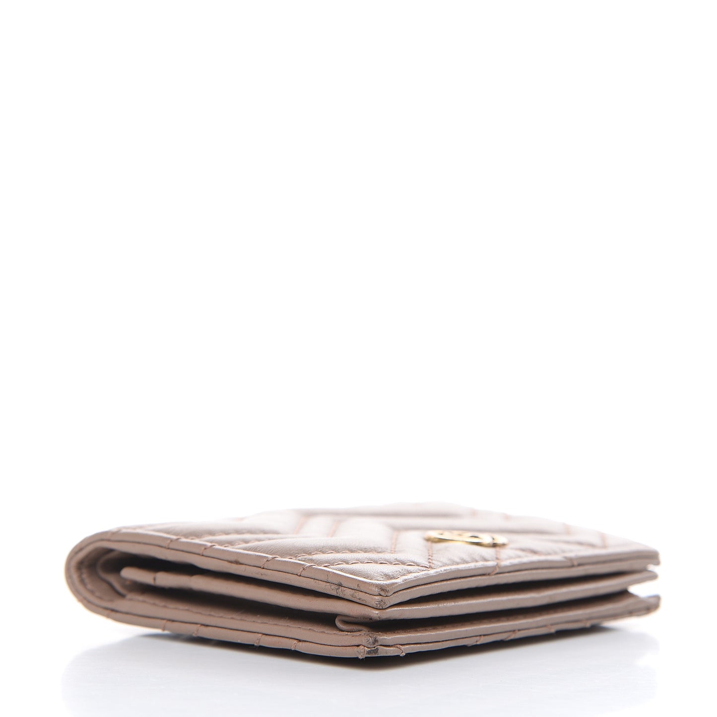 Calfskin Matelasse GG Marmont Card Case Porcelain Rose