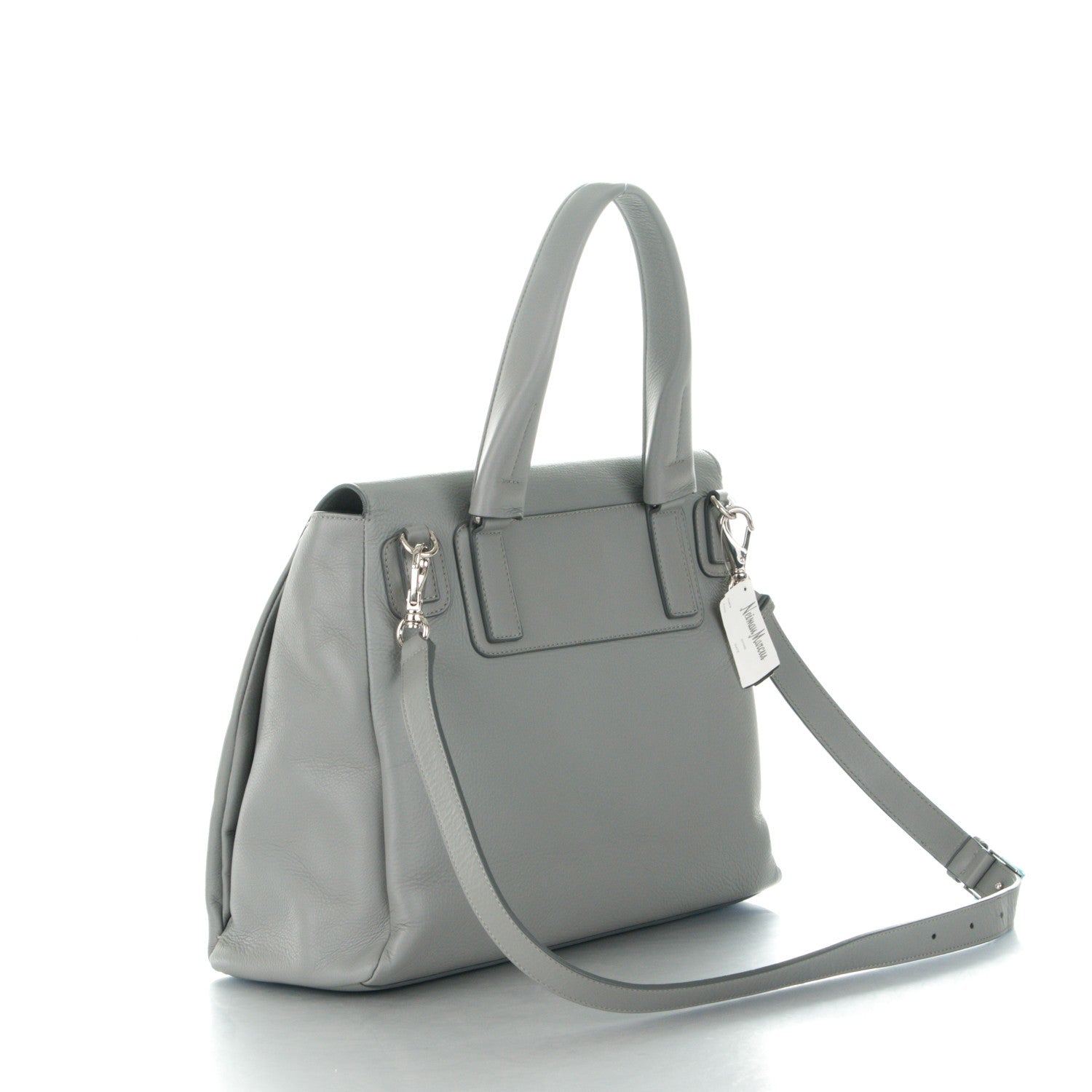 Givenchy Grained Calfskin Medium Pandora Pure Flap Bag Pearl Grey 3 of 7