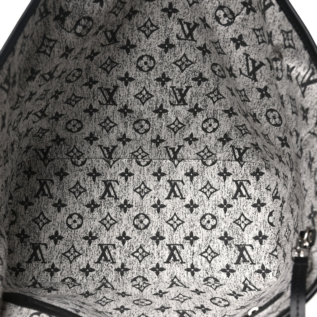 Louis Vuitton Denim Monogram Jacquard Neverfull MM Grey 6 of 11