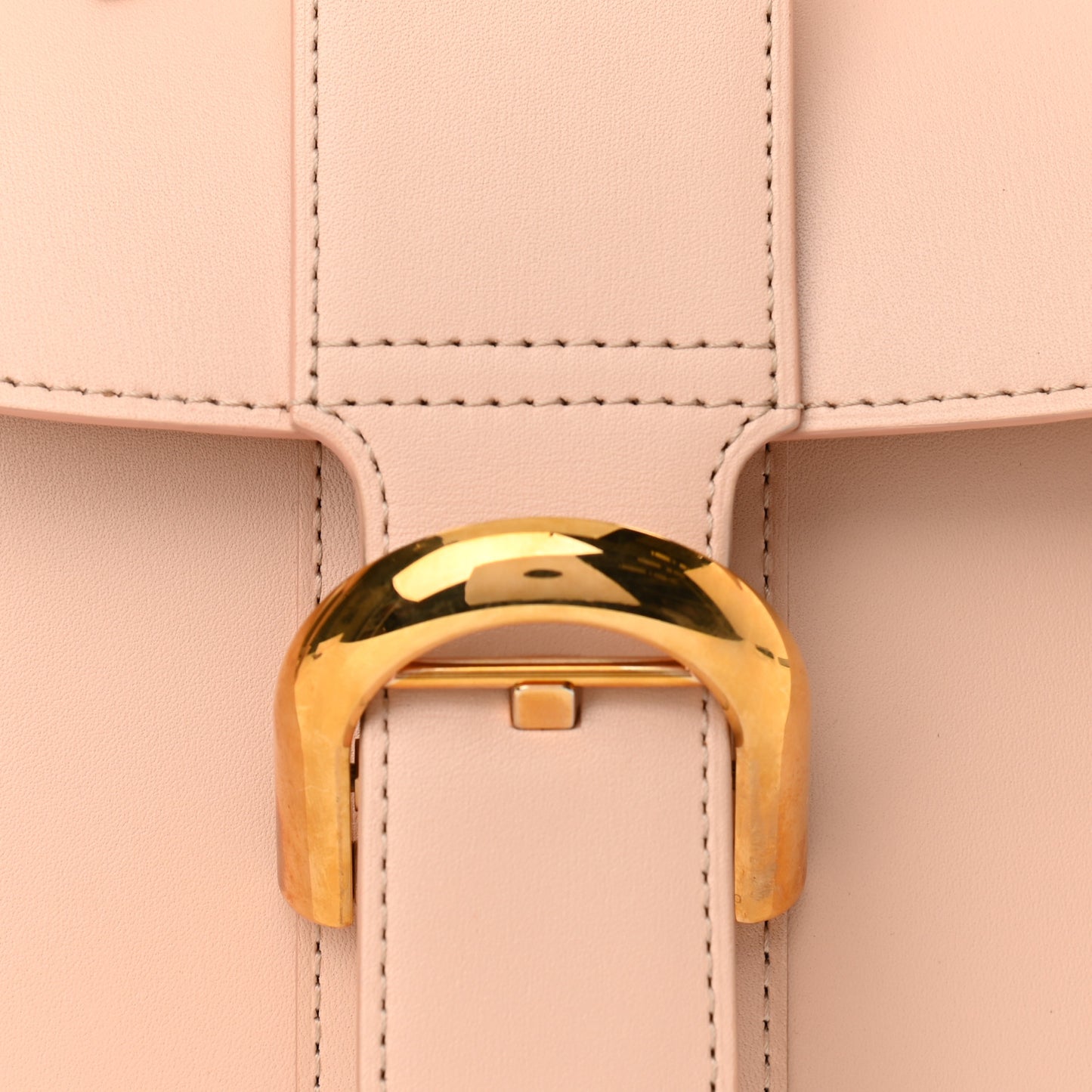 Grained Calfskin Mini Brillant Satchel Light Pink