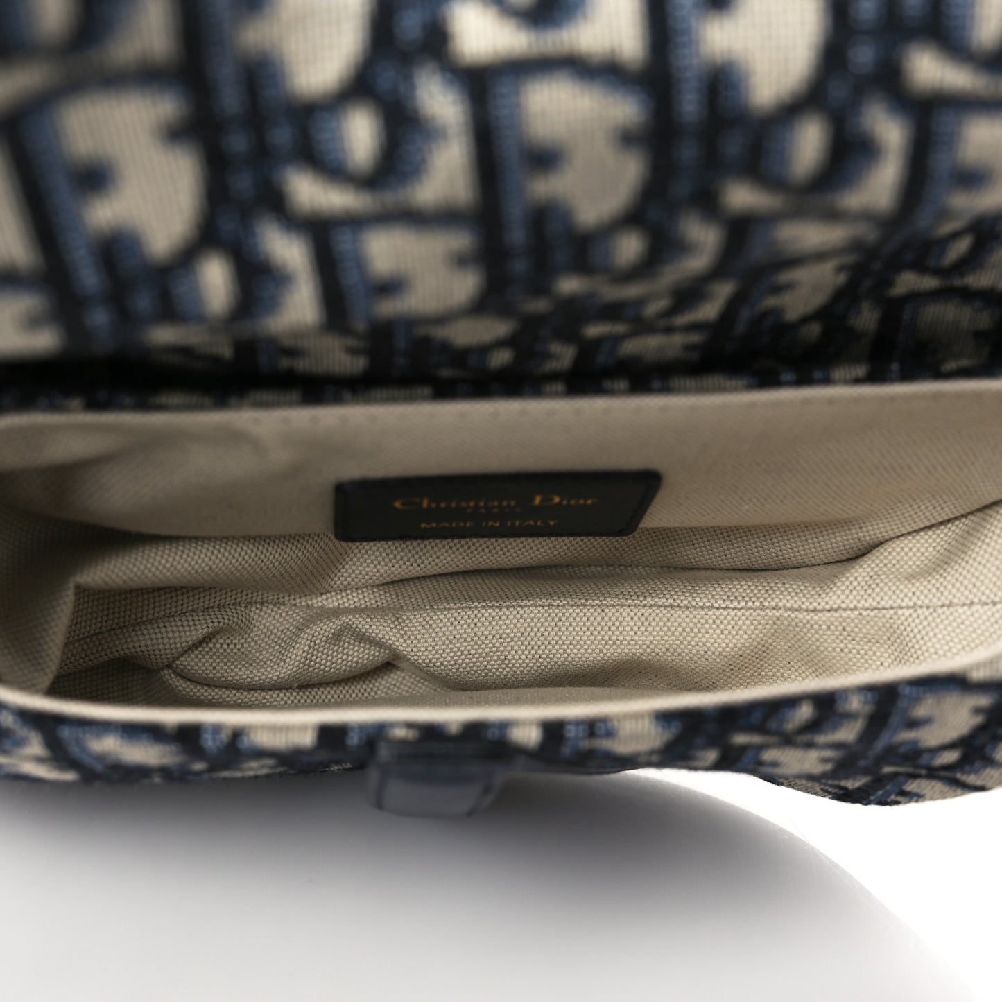 Oblique Mini Saddle Bag Blue