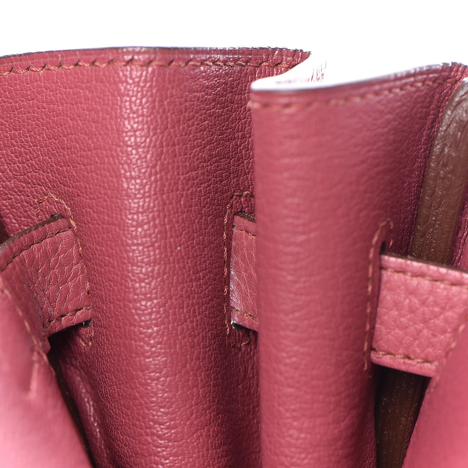 Hermes Taurillon Clemence Birkin 35 Bois de Rose 13 of 30