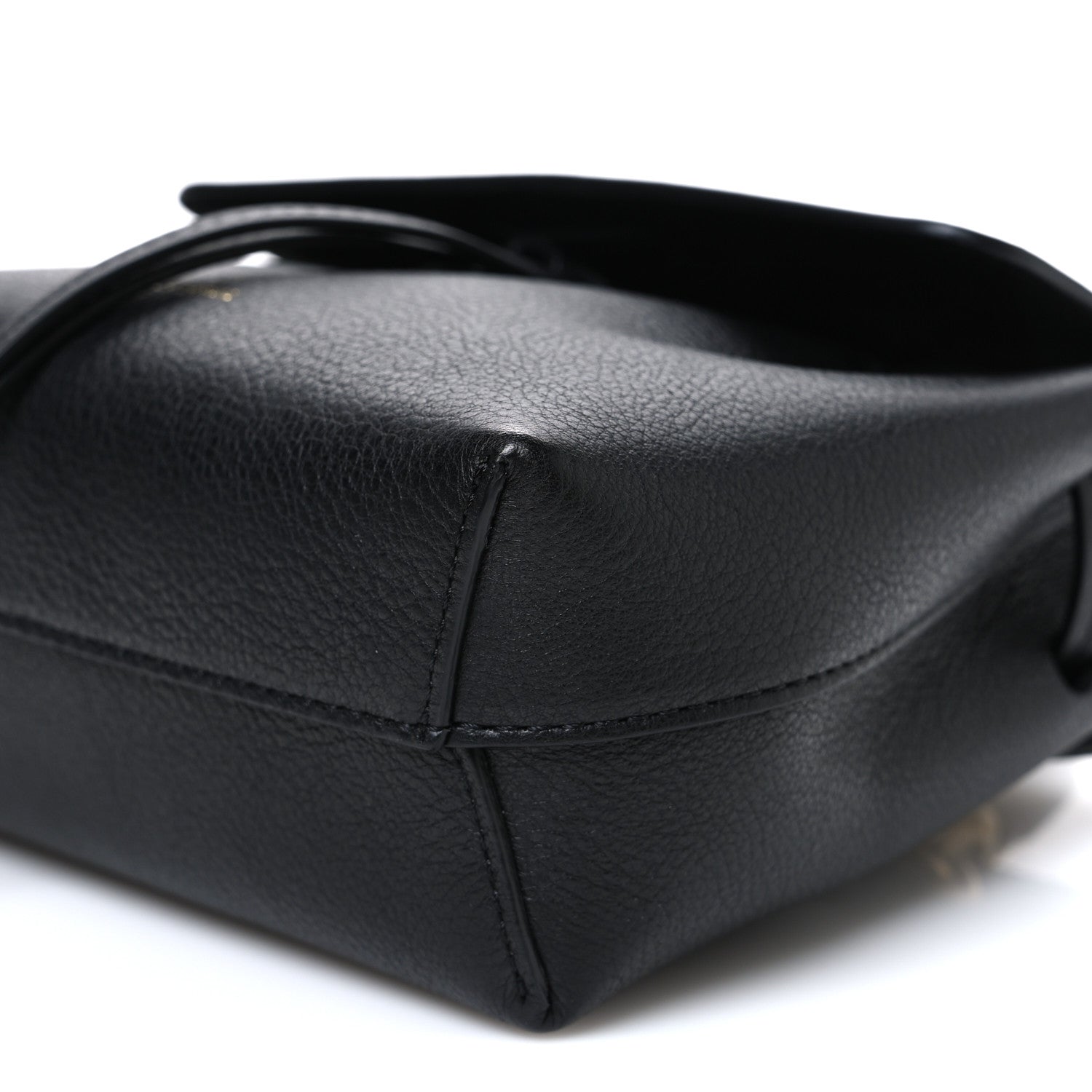 Mansur Gavriel Calfskin Mini Lady Bag Black Flamma 9 of 9
