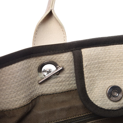 Chanel Canvas Medium Deauville Tote Beige 14 of 21