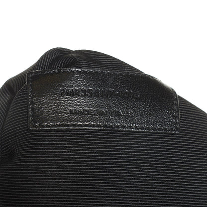 Saint Laurent Grain De Poudre Matelasse Chevron Monogram Shopping Bag Black 31 of 36