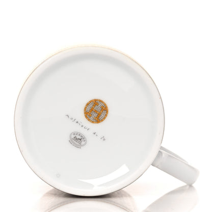Hermes Porcelain Mosaique au 24 Mug Gold 5 of 7