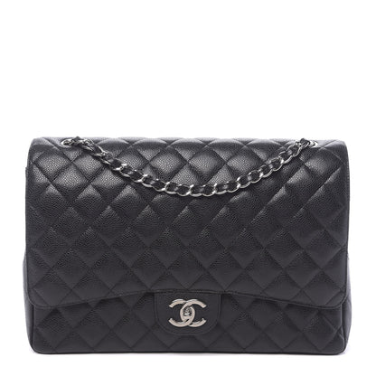 Chanel Caviar Quilted Maxi Double Flap Black 1 of 11