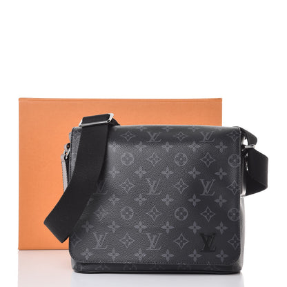 Louis Vuitton Monogram Eclipse District PM Black 8 of 8