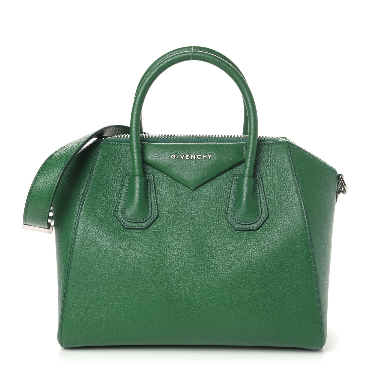Givenchy Sugar Goatskin Small Antigona Emerald 1 of 6