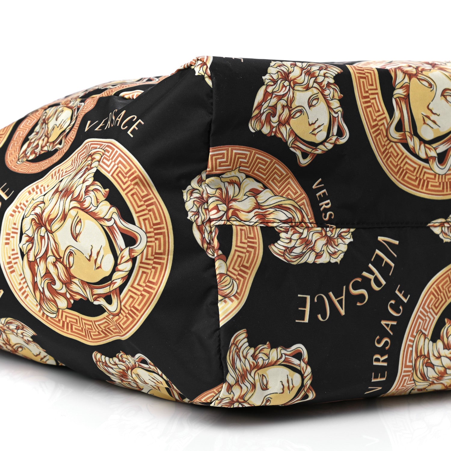 Versace Nylon Medusa Print Tote Black 8 of 12