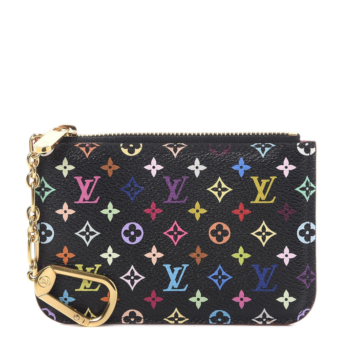 Monogram Multicolor Key Pouch Black Grenade