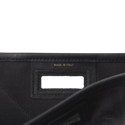 Fendi X FILA Glazed Fabric FF 1974 Mania Medium Peekaboo Defender Cover Black White 8 of 11