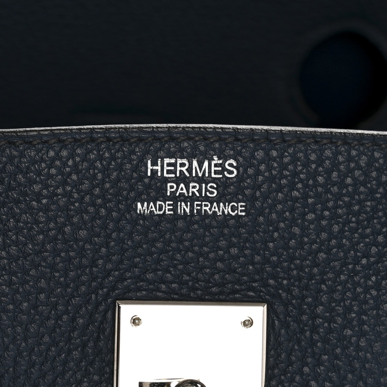 Hermes Togo BIRKIN 35 Bleu De Malte 6 of 12
