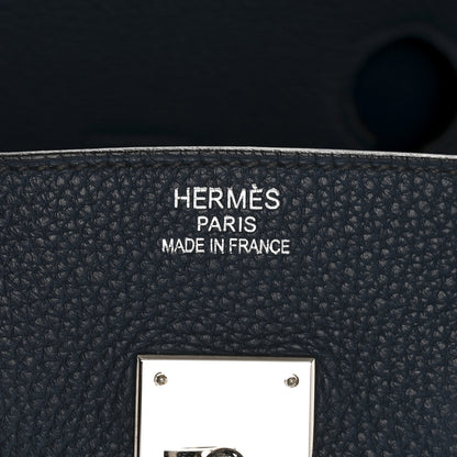 Hermes Togo BIRKIN 35 Bleu De Malte 6 of 12