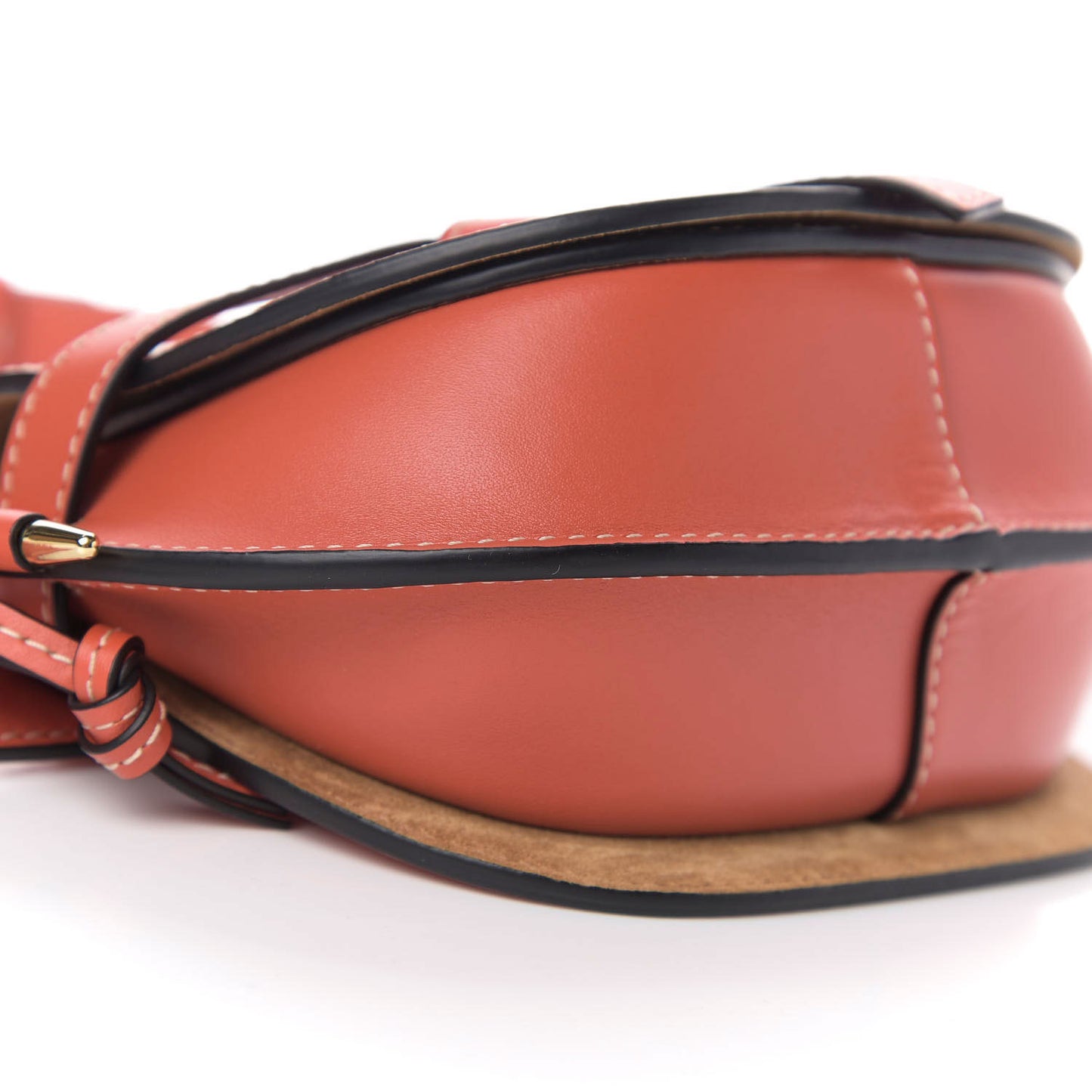Calfskin Mini Gate Belt Bag Orange
