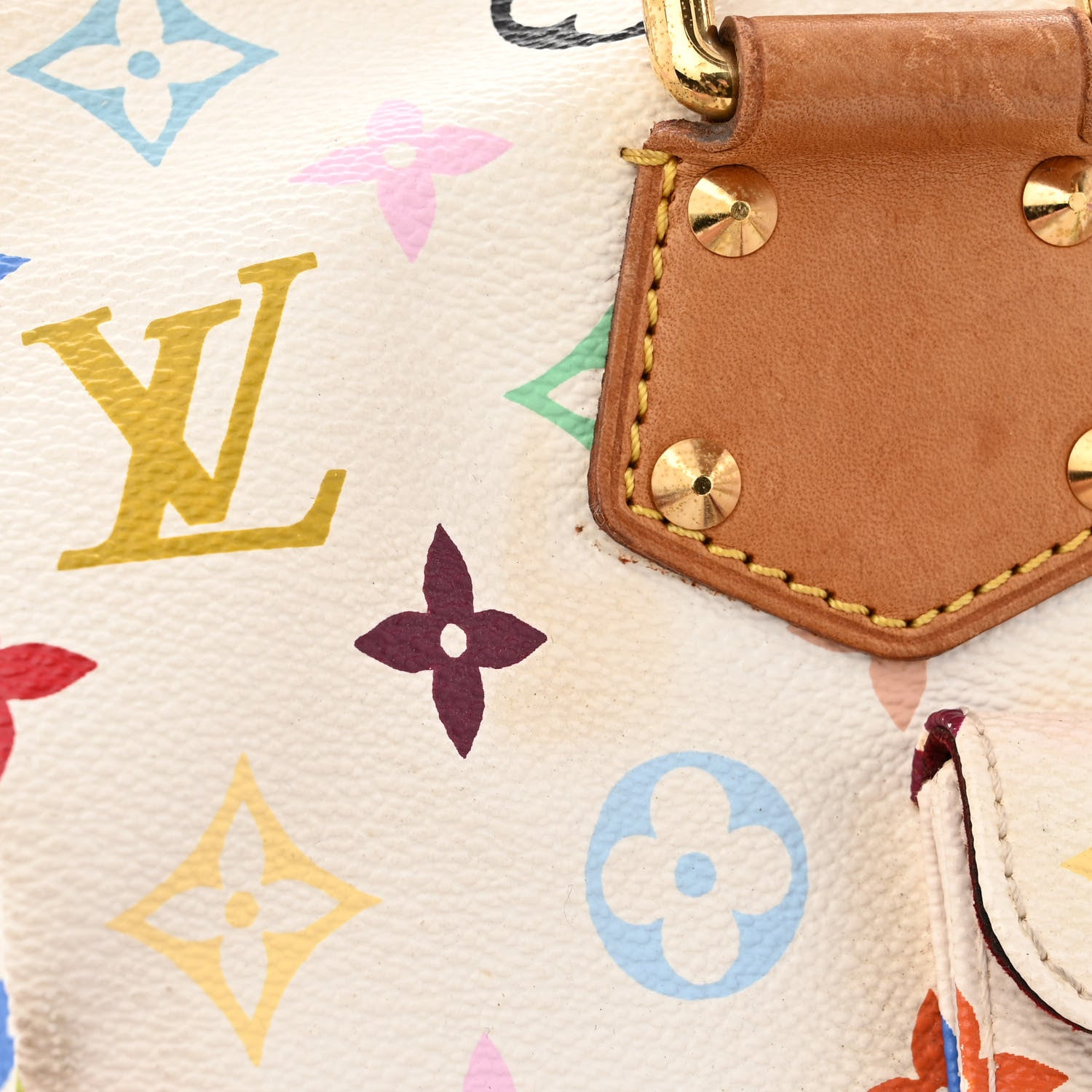 Louis Vuitton Monogram Multicolor Speedy 30 White 11 of 15